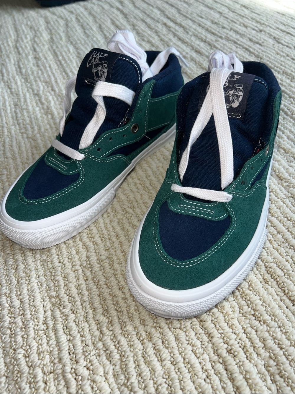 Van Skate Haft Cab Tartan green/ blue